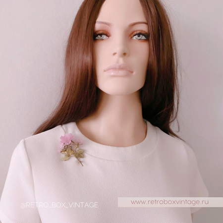 MICHAEL MICHAUD Брошь «Цветущая роза»