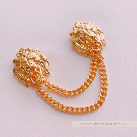 ANNE KLEIN Брошь-шатлен «Светская львица»