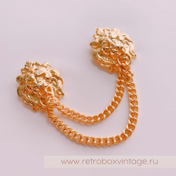 ANNE KLEIN Брошь-шатлен «Светская львица»