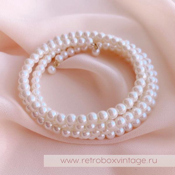 CAROLEE Браслет-спираль "Жемчужная грация" CAROLEE Браслет-спираль "Жемчужная грация"
