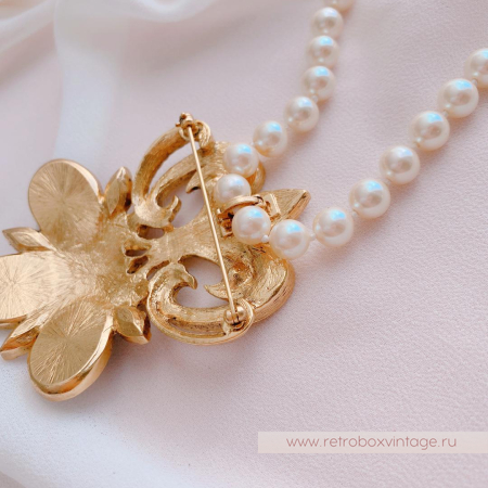 JOSE MARIA BARRERA / AVON Брошь-кулон «Флорентин»