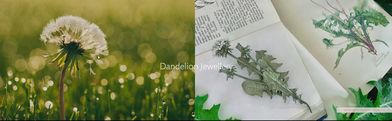 MICHAEL MICHAUD Брошь «Одуванчик» эксклюзивная коллекция