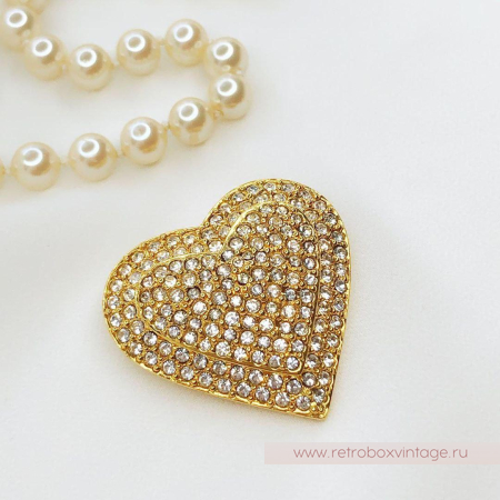 JOAN RIVERS Брошь «Сердце - символ любви»