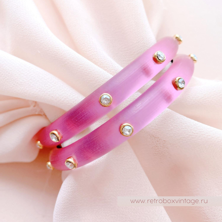 ALEXIS BITTAR Браслет "Яркие вспышки: нежная роза"