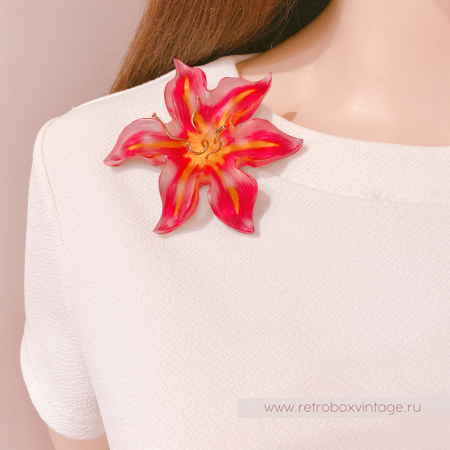 ALEXIS BITTAR Брошь «Аленький цветочек»