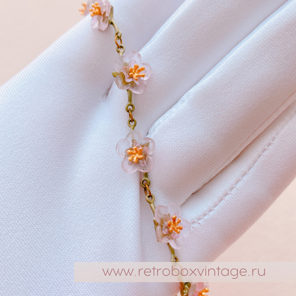 MICHAEL MICHAUD Браслет «Нежная весна: цветущий персик»