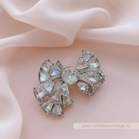 EISENBERG Брошь «Кристальный бант»