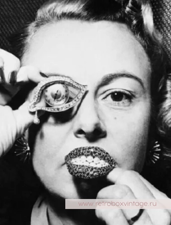 SALVADOR DALI JoiES Брошь-кулон "Рубиновые губы" Музейная коллекция (в бархатном боксе)