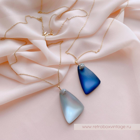 ALEXIS BITTAR Кулон на цепочке «Осколки серебристого метеорита»