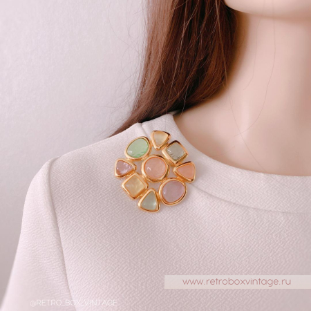 JOAN RIVERS Брошь «Шанель-пастель» (уценка)