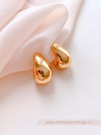TALBOTS Серьги "Золотые капли"