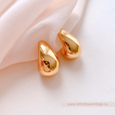 TALBOTS Серьги "Золотые капли"