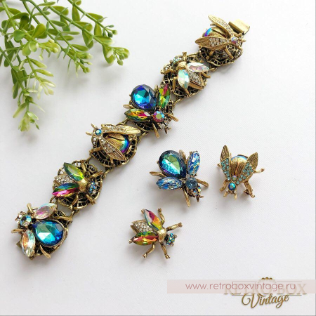 SWEET ROMANCE Браслет «Радужные пчелки» размер 8-9