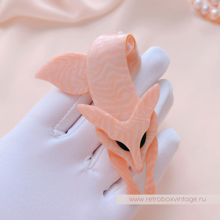 LEA STEIN Брошь «Персиковая лиса»