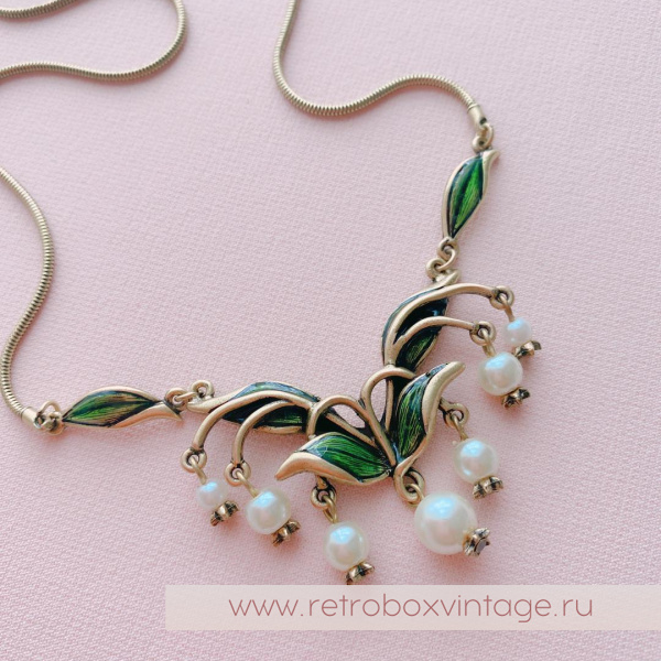 SWEET ROMANCE Колье «Жемчужные ландыши»