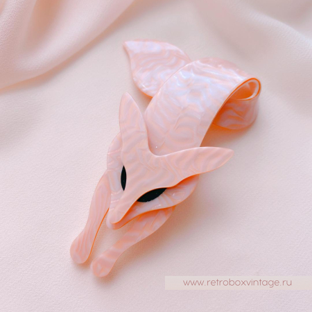 LEA STEIN Брошь «Персиковая лиса»