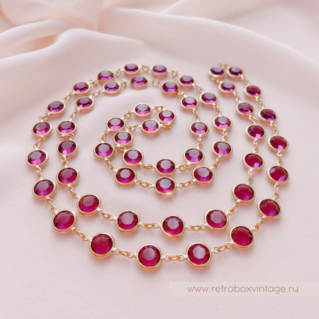 SWAROVSKI Нить безелей «Пурпурный соблазн»