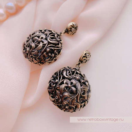 FIORE DI FIRENZE Серьги «Ирисы шары»