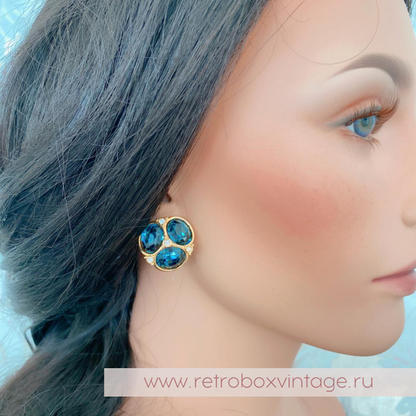 SWAROVSKI Клипсы «Звездная ночь»