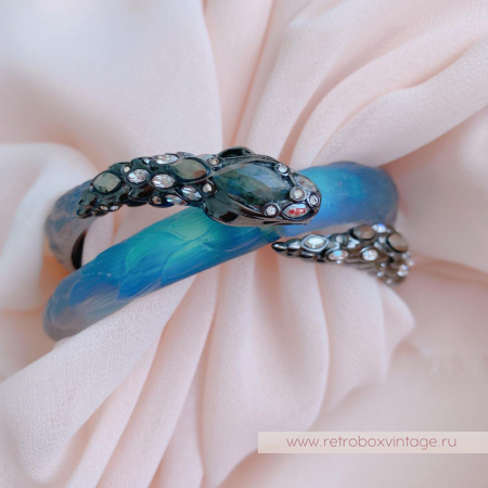 ALEXIS BITTAR Комплект «Магические имперские змеи: брошь, кольцо, браслет»