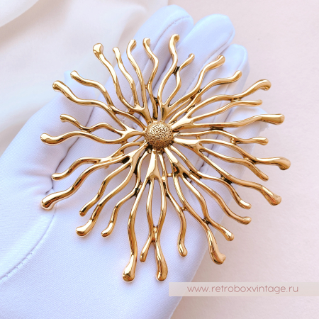 UVELINA Брошь "Цветок Солнца"