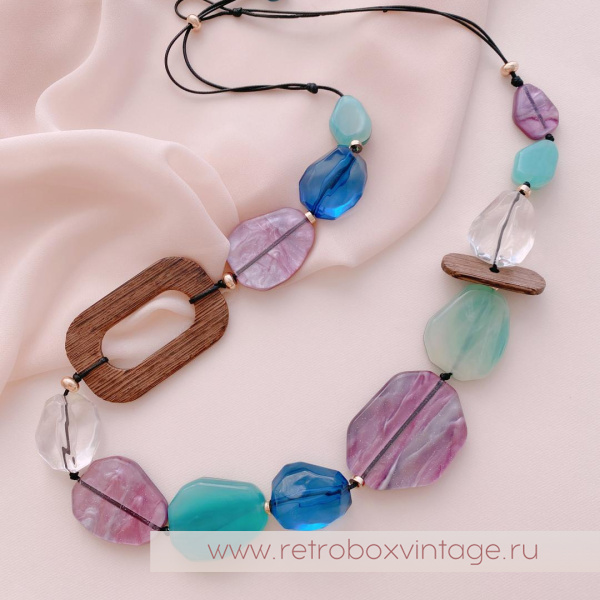 MOON PARIS Ожерелье «Шармэль» с крупными бусинами