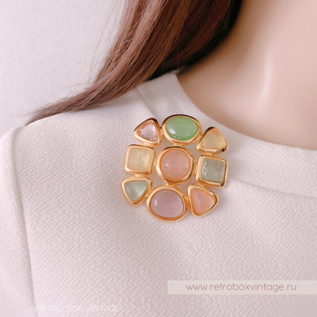 JOAN RIVERS Брошь «Шанель-пастель» (уценка)