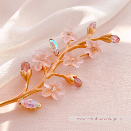 AVON SP Брошь "Веточка сакуры"
