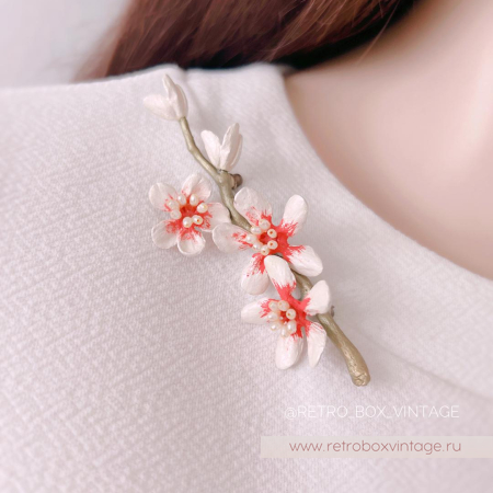 MICHAEL MICHAUD Брошь «Цветущий миндаль Ван Гога»