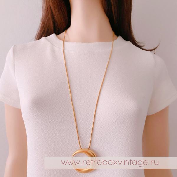 ANNE KLEIN Кулон на цепочке «Полумесяц»