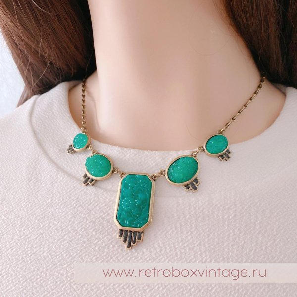 SWEET ROMANCE Колье «Дочь императора: пекинское стекло»