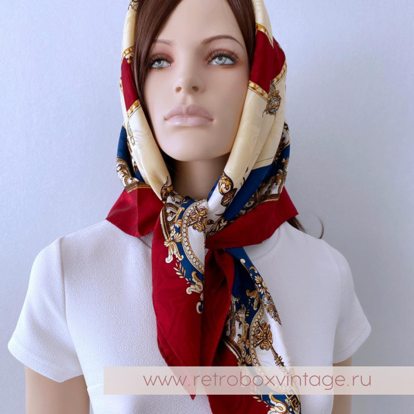 Платок «Королевские ключи» (100% шелк, Италия)