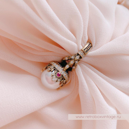 FIORE DI FIRENZE Кольцо «Короны с жемчугом» коллекция SOVRANO