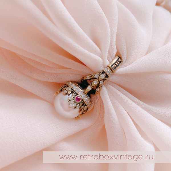 FIORE DI FIRENZE Кольцо «Короны с жемчугом» коллекция SOVRANO