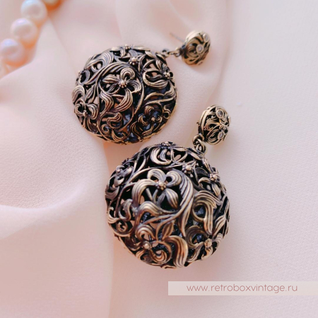 FIORE DI FIRENZE Серьги «Ирисы шары»