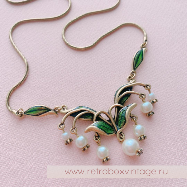 SWEET ROMANCE Колье «Жемчужные ландыши»