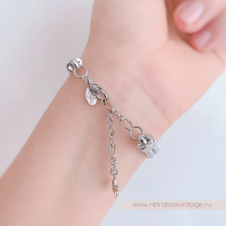 KIRKS FOLLY Браслет «Лунный свет: лавандовая в серебре на кожаном ремешке» KIRKS FOLLY Браслет «Лунный свет: лавандовая в серебре на кожаном ремешке»