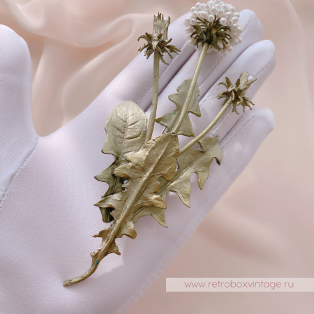 MICHAEL MICHAUD Брошь «Одуванчик» эксклюзивная коллекция