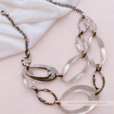 ALEXIS BITTAR Колье «Совершенство форм» двурядное