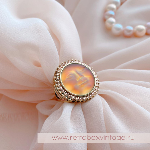 KIRKS FOLLY Кольцо «Лунная нимфа: хамелеон радуга»