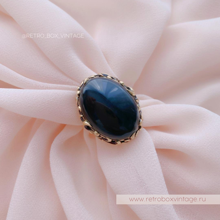 FIORE DI FIRENZE Кольцо «Черный феникс» с соколиным глазом