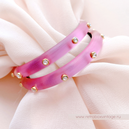 ALEXIS BITTAR Браслет "Яркие вспышки: нежная роза"