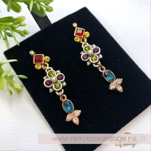 SWEET ROMANCE Серьги удлиненные "Ренессанс"