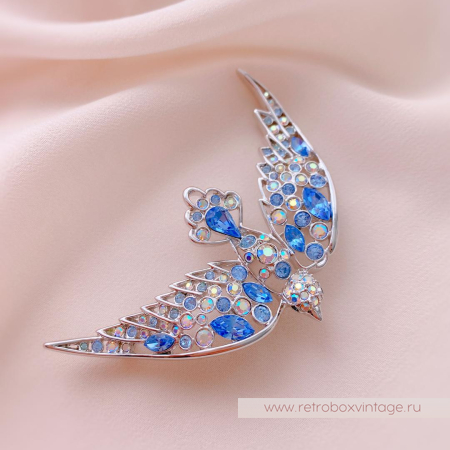 NOLAN MILLER Брошь «Синяя птица мечты»