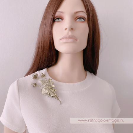 MICHAEL MICHAUD Брошь «Одуванчик» эксклюзивная коллекция