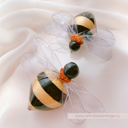 CILEA PARIS Брошь "Золотой шмель: большой» /  Коллекция "Пчелы"