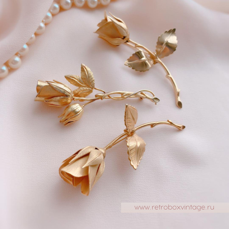 GIOVANNI Брошь «Золотая роза»