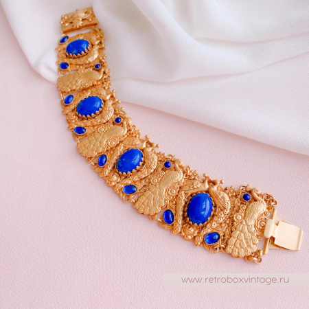 ASKEW LONDON Браслет «Синие павлины»