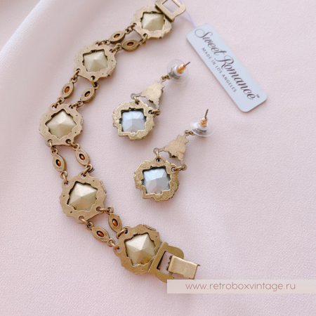 SWEET ROMANCE Браслет «Клеопатра: изумрудные в бронзе»