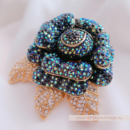 JOAN RIVERS Брошь «Ночная роза»